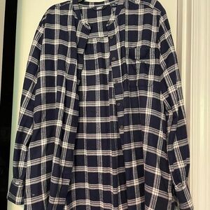 Button Down Blouse.  Tunic-Style